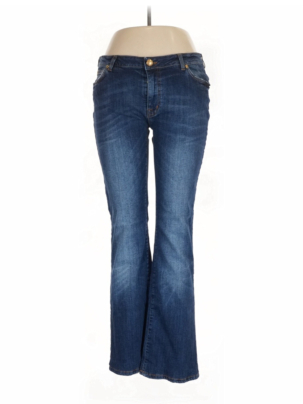 Moschino Dark Blue Flared Jeans